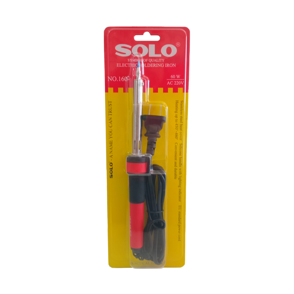 Solo หัวแร้งไฟฟ้า No.160 60W 220V หัวแร้งบัดกรี SOLDERING IRON