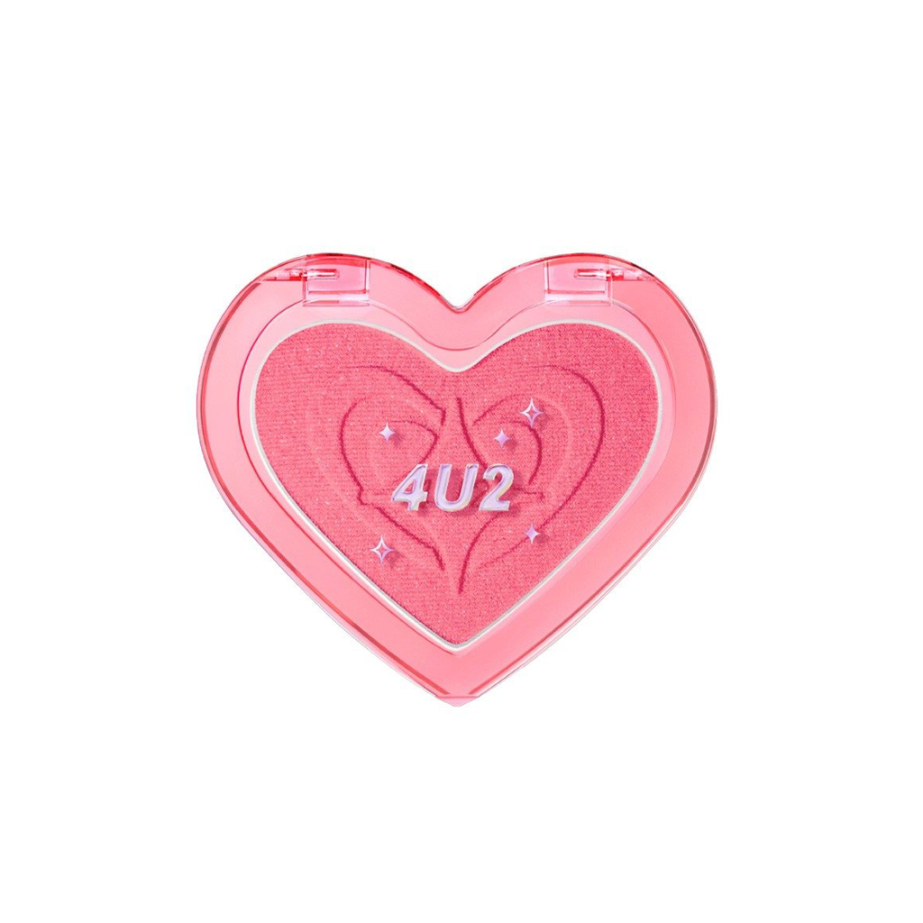 4U2 HEART BLUSH บลัชหัวใจ บลัชออน