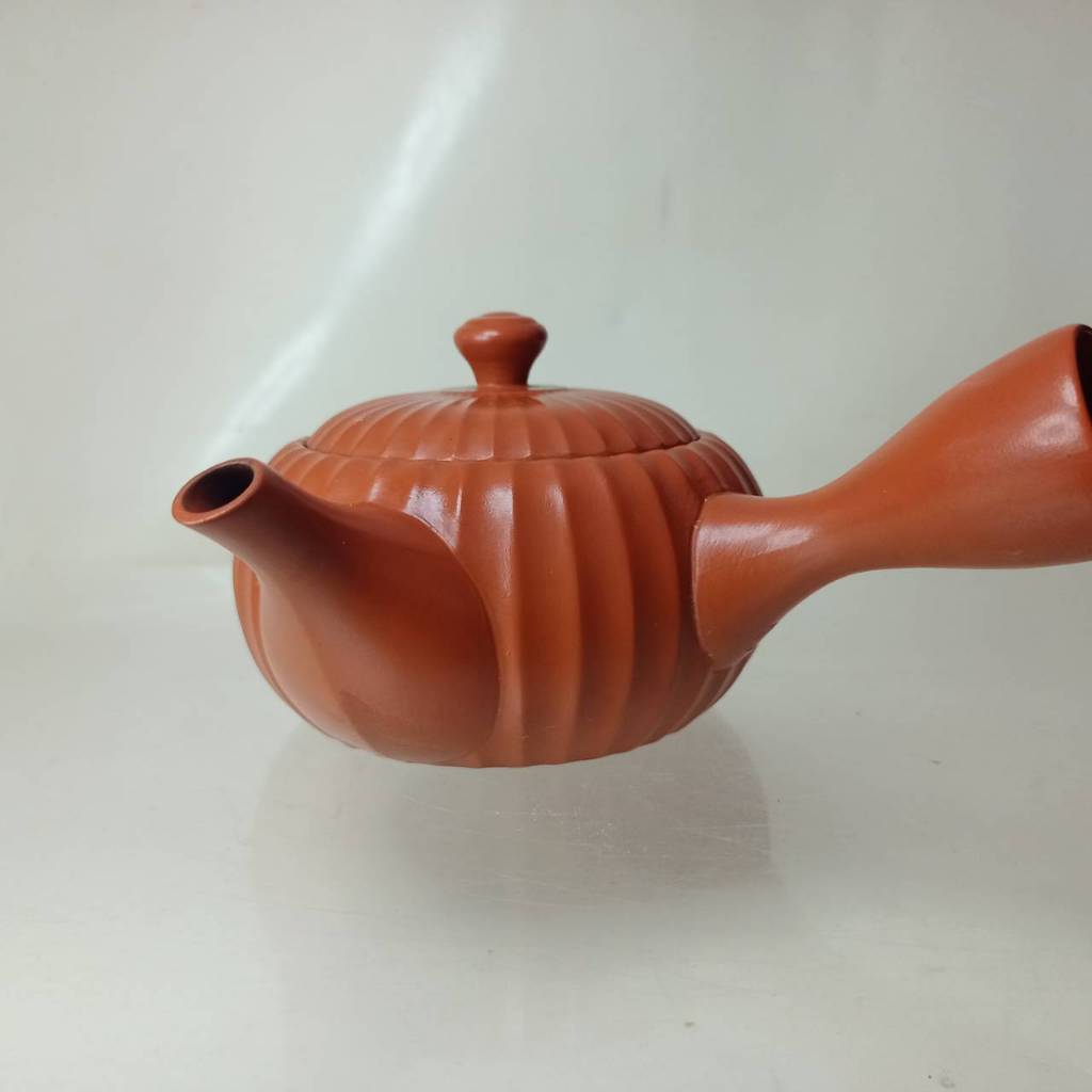 Kyushu Teapot Japanese Tokoname - 350cc/ml -  stainless steel ทรงเหมือน Yixing Teapot ผ่านการใช้งาน