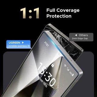 UGREEN ฟิล์มกันรอยใส HD พร้อมกรอบติดตั้ง สำหรับ Samsung Galaxy S25 Ultra (2 ชิ้น) รุ่น SP894