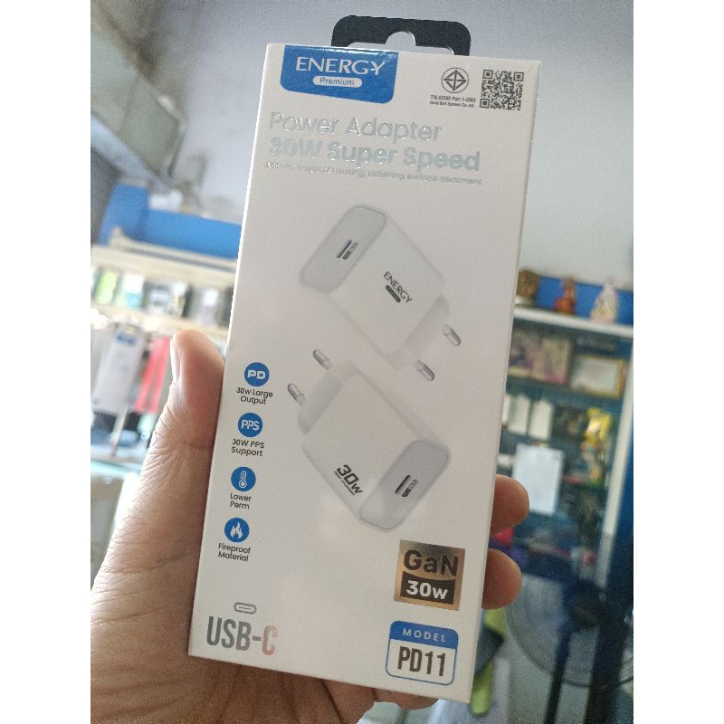 หัวชาร์จ 30 w pd11 เฉพาะหัวชาร์จ เต็มเร็ว