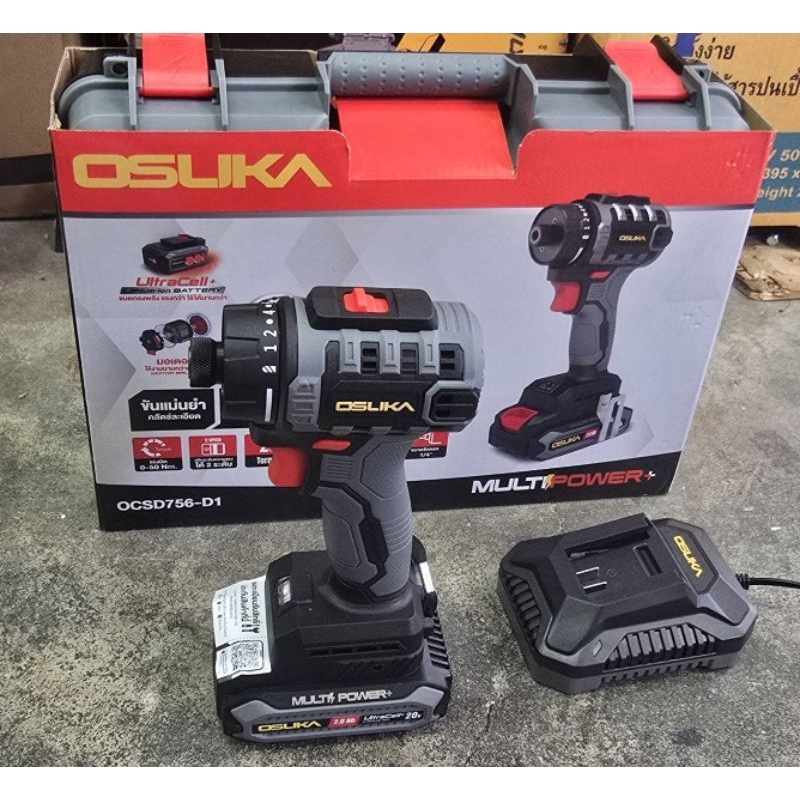 ไขควงแบตเตอรี่ Osuka รุ่น ocsd756-d1