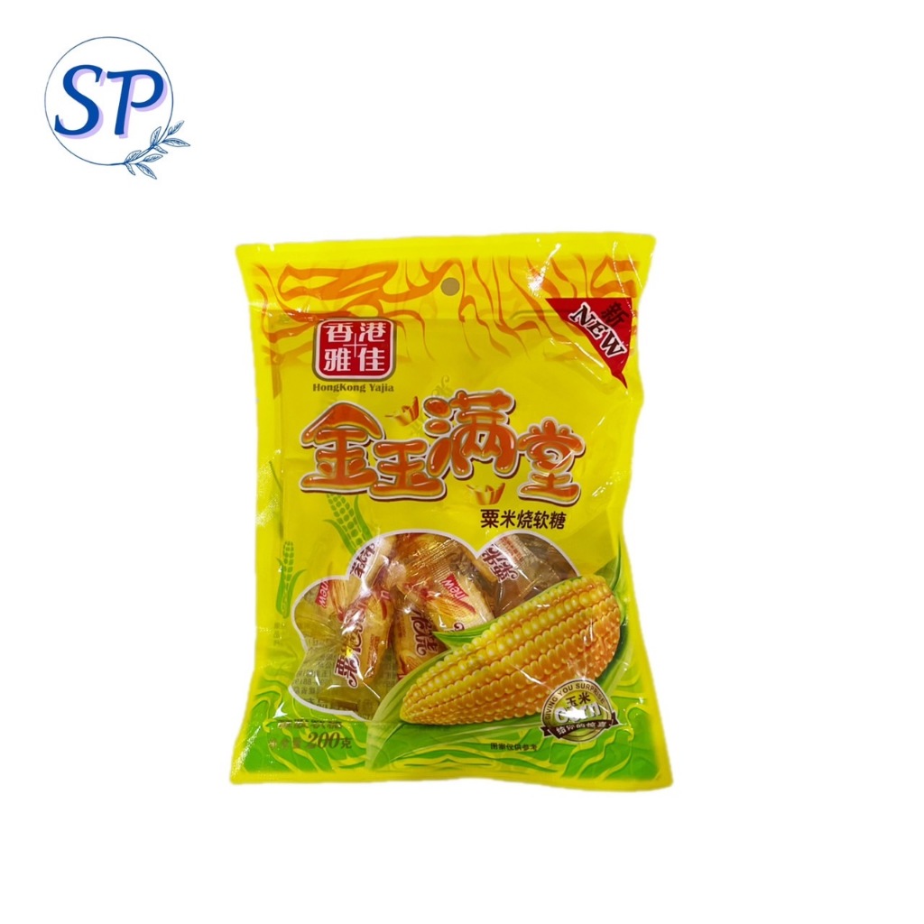 ขนมเยลลี่ แพ๊ค500กรัม ขนมข้าวโพด เยลลี่ เยลลี่ข้าวโพด 玉米糖 ขนมกลิ่นข้าวโพด เยลลี่ ขนมหนึบหนับ คุกกี้