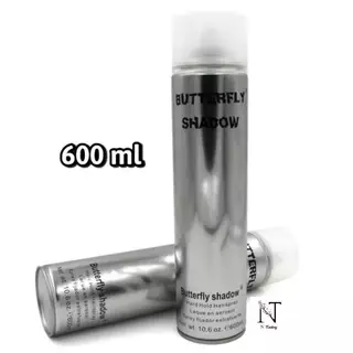 สเปรย์ฝุ่น บัตเตอร์ฟลาย ชาโดว์ ปริมาณสุทธิ 150-600 มล./BUTTERFLY SHADOW Hard Hold Hairspray Net 150-600 ml.