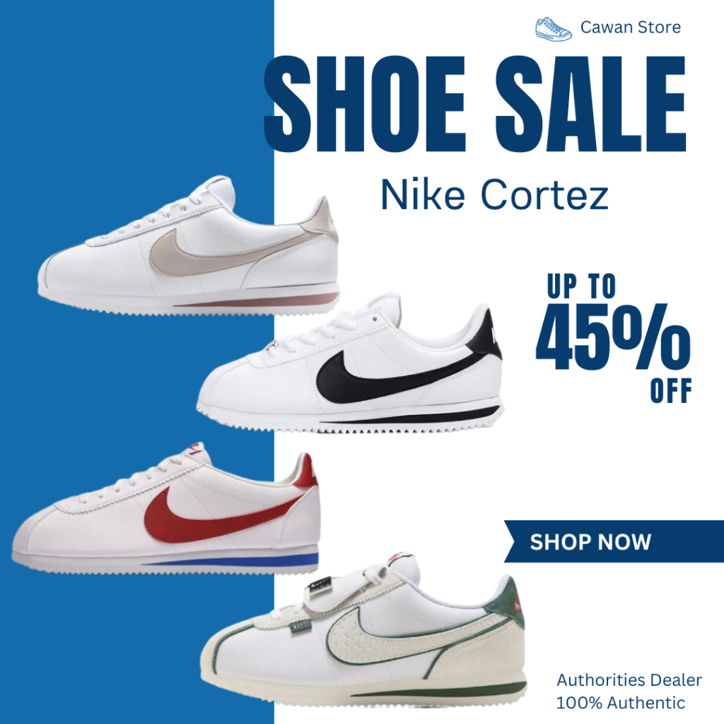 [ของแท้100%] Nike Cortez รองเท้า