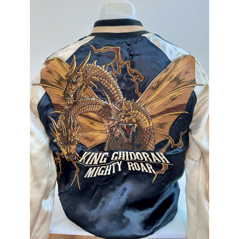 sukajan jacket เสื้อปักลายมังกร เสื้อแจ็คเก็ตญี่ปุ่น ซูกะจัน สุกะจัน sukajan jacket Godzilla
