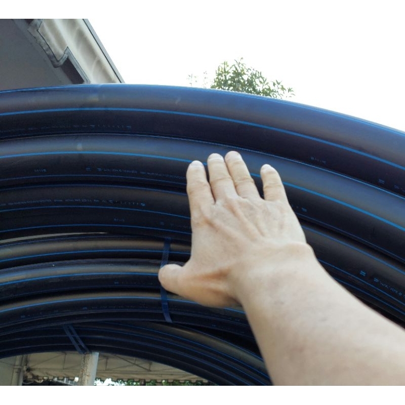 ท่อน้ำปะปาพีอี HDPE 90มม.×50เมตร