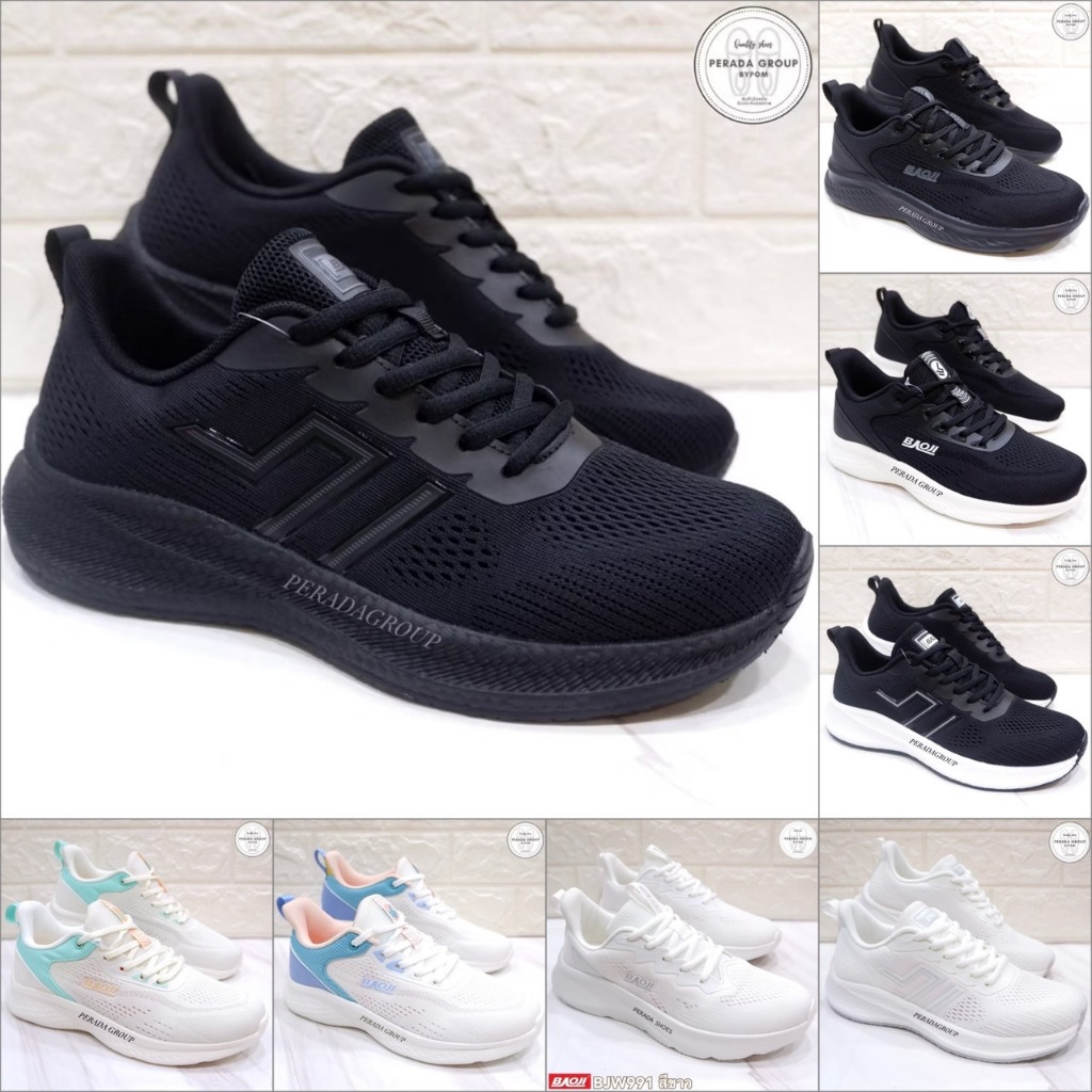 Baoji แท้100% รองเท้าผ้าใบรุ่น เสริมส้น 4 เซน  BJW991 / BJW1056 / BJW1122 ไซส์ 37-41