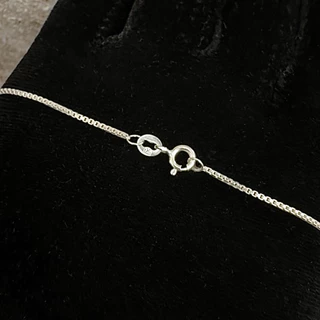 สร้อยคอเงินแท้ 92.5 พร้อมจี้หัวใจฝังเพชรสวิส รุ่น Alicia เคลือบทองคำขาว 18k แถมฟรีเซ็ตของขวัญ