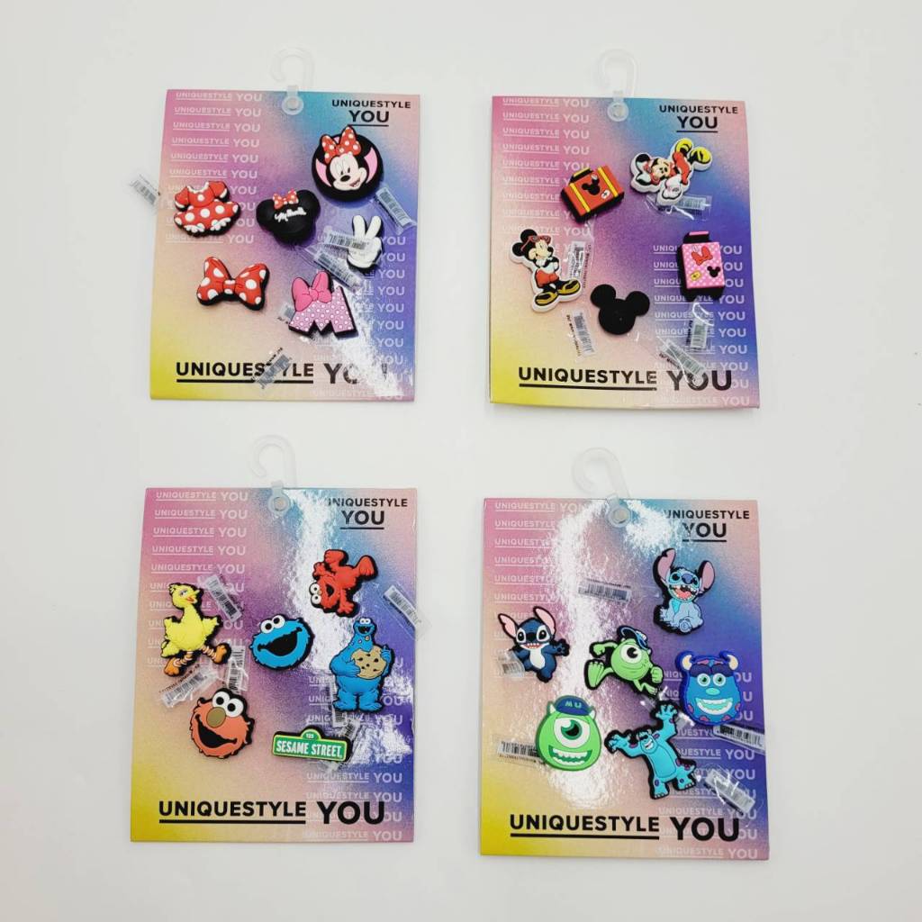 Jibbitz ตัวการ์ตูนติดรองเท้า - ยกเซ็ต (จิ๊บบิท)