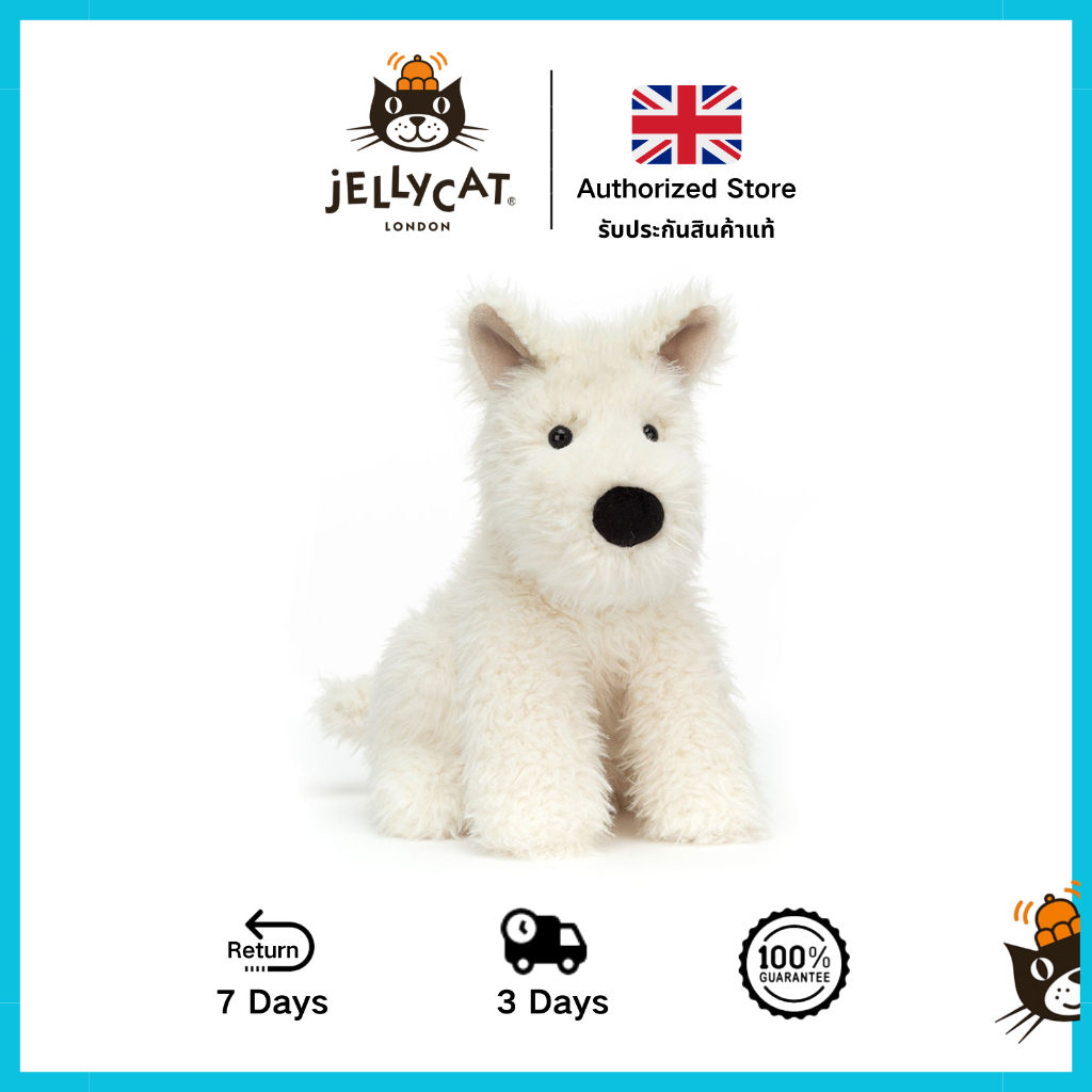 ตุ๊กตา Jellycat Dog นุ่มและเป็นมิตรกับผิว ไม่หลุดร่วงง่าย jellycat ตุ๊กตา ของแท้ดั้งเดิม - ส่งเร็ว ของขวัญวันหยุด