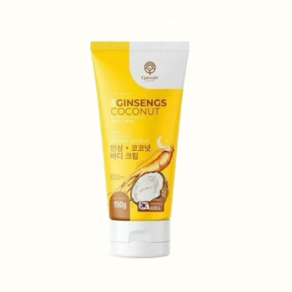 (แพ็คเกจใหม่) Episode Secret ครีมโสมมะพร้าว 1 หลอด ขนาด 150 กรัม