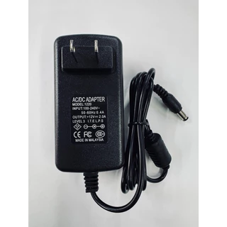 Adapter DC 12V 2A แจ็คขนาด5.5X2.1-2.5mm.
