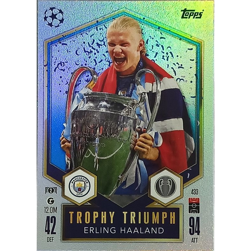 Topps Match Attax 2024/2025 24/25 Erling Haaland Trophy Triumph Manchester City