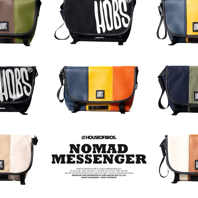 กระเป๋า Hobs | Nomad Messenger Bag (หนัง)