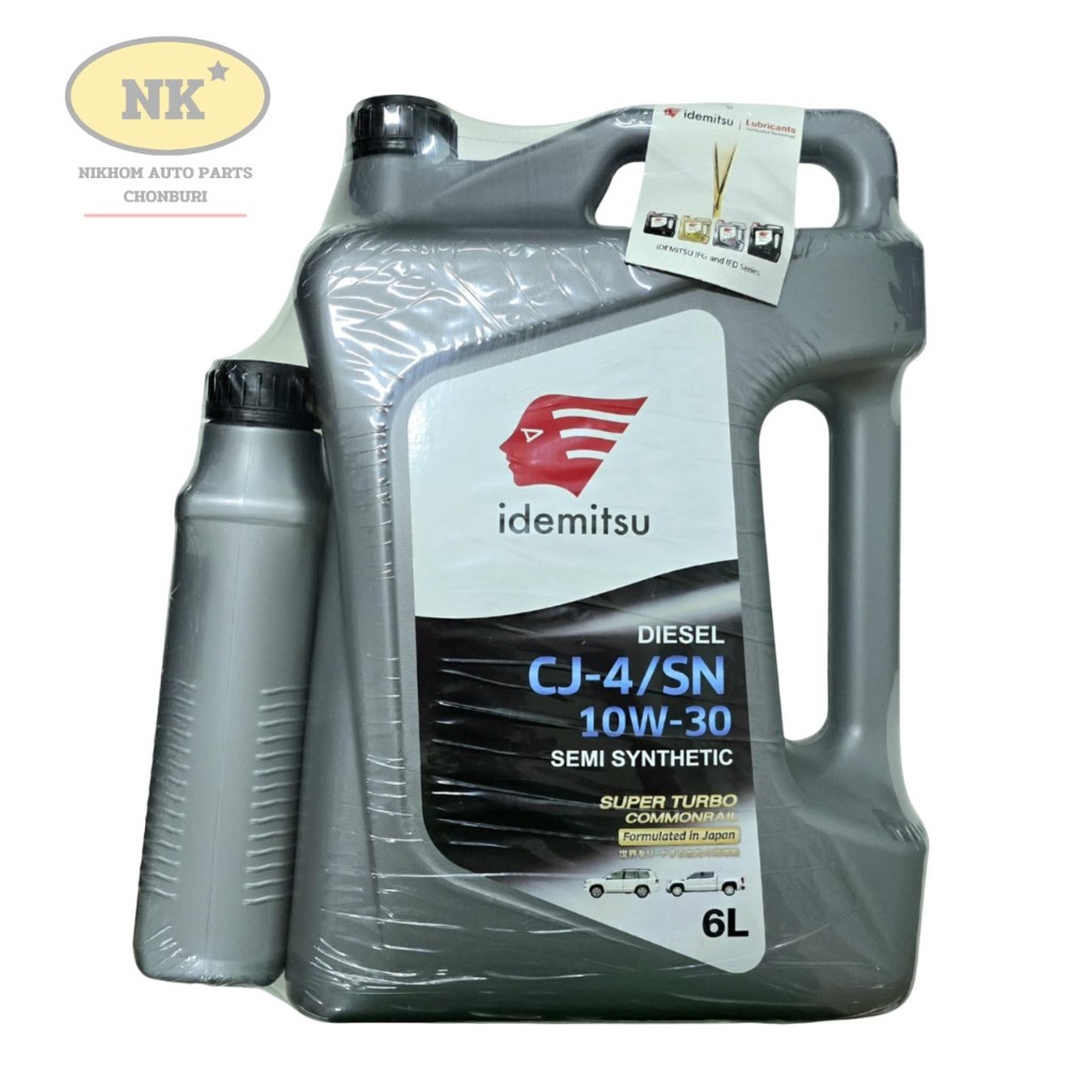 IDEMITSU CJ-4/SN 10W-30 น้ำมันเครื่อง กึ่งสังเคราะห์ ดีเซล 10W-30 6+1 L.