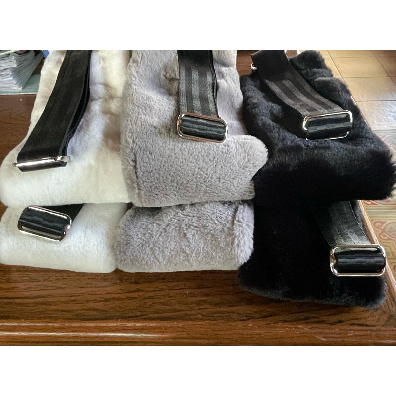 (พร้อมส่ง) fuzzy strap สายคล้อง ที่จับฟู่ๆ คาดิลแลค pilates cadillac