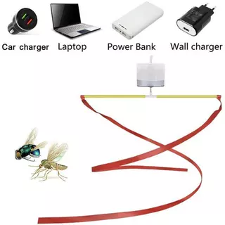พัดลมไล่แมลงวัน พัดลมแขวนไล่แมลงวัน ปรับความเร็วได้ แหล่งจ่ายไฟ USB เหมาะสำหรับตลาดเนื้อสัตว์ ห้องครัว ฯลฯ