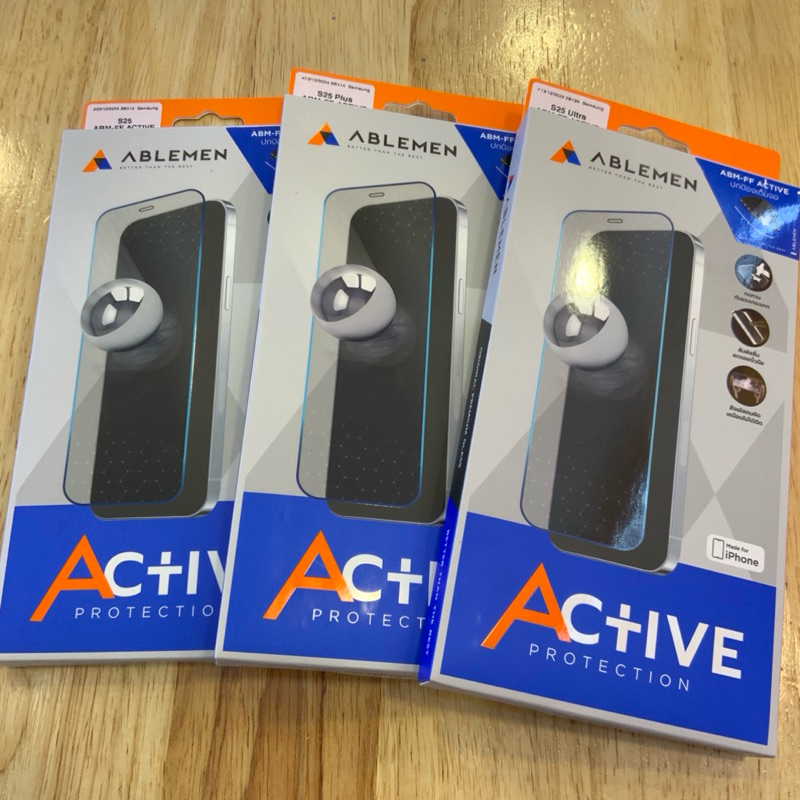 ABLEMEN ฟิล์มกระจก เต็มจอ ใส for Samsung Galaxy S25 Ultra  S25 Plus S25 ultra  ติดง่าย ทน แข็งแรง