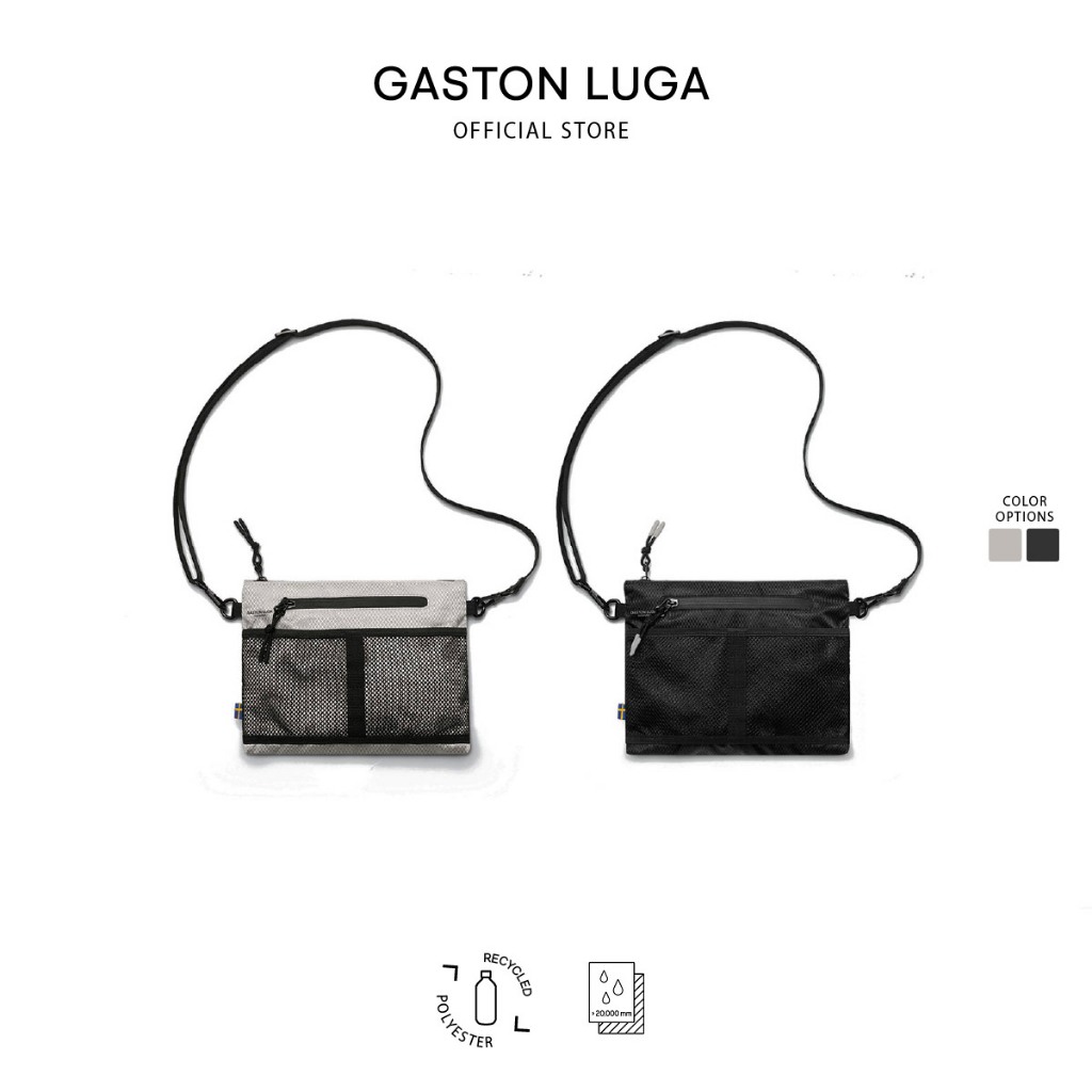 Gaston Luga รุ่น Lightweight Crossbody กระเป๋าสะพายข้างผ้า