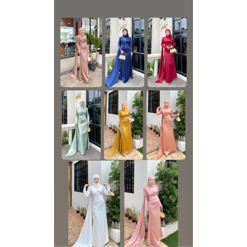 ชุดเพื่อนเจ้าสาวเดรชยาวรุ่นNo63