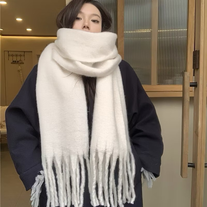 [พร้อมส่ง🧣] ผ้าพันคอ ผ้าคลุมไหล่ ผืนใหญ่ ลายสก๊อตกำลังฮิต ให้ความอบอุ่น สไตล์เกาหลีญี่ปุ่น - รูปที่ 6