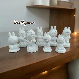 ตุ๊กตาปูนปลาสเตอร์ ระบายสี ตัวตัน (ไม่แถมสี) ราคาต่อตัว