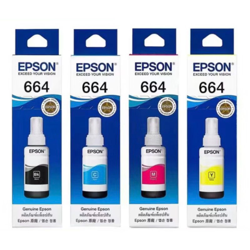 Epson 664 หมึกเติมแบบขวด🔥ของแท้ 💯% 🔥