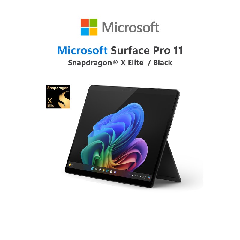 Surface Pro 11/Snapdragon® X Elite/16GB/512GB /Black/Windows 11Home