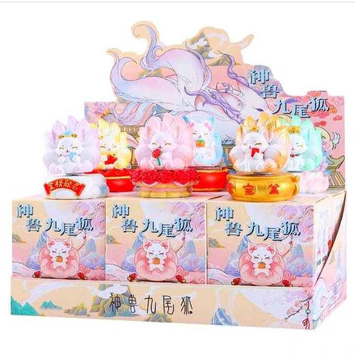 โมเดลMythicai animals fox เป็นของฝากของขวัญ ของสะสม