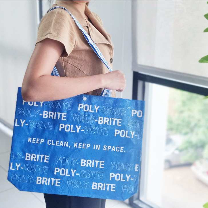 [ของแถม] POLY BRITE SHOPPING BAG กระเป๋าช้อปปิ้ง สองสาย สุดคิ้วท์