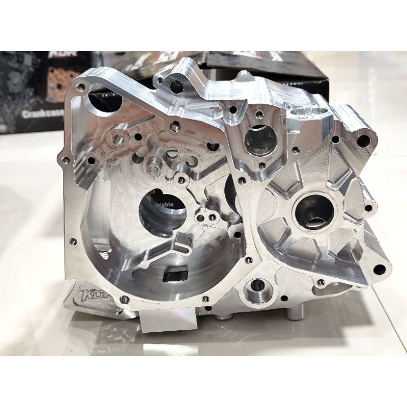 แคร้ง CNC KDR-56 KDR-1สำหรับใส่เสาหลักเดิม ระยะข้อ74 ลูกปืนข้อคลิก ลูกปืนข้อแดช รองรับถึงลูกสูบขนาด 76 mm.