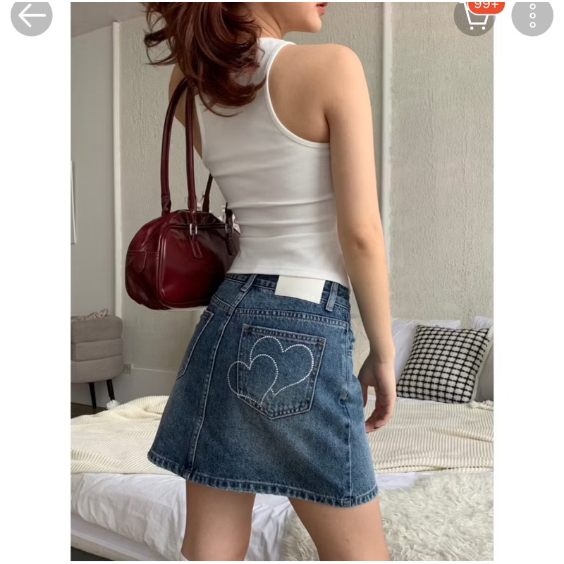 กระโปรงยีนส์สั้น stylistshop