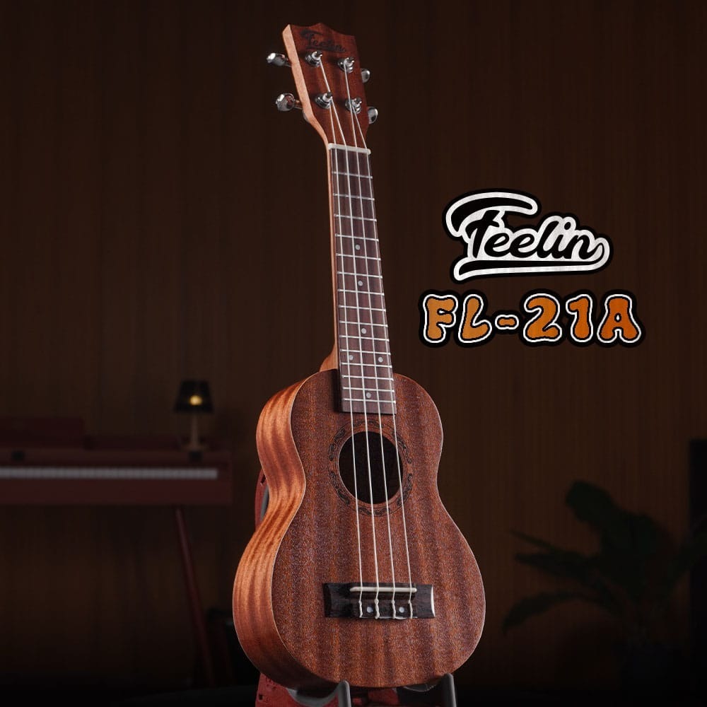 Feelin FL-21A อูคูเลเล่ ไม้ Ukulele อูคูเลเล่ 21 นิ้ว Ukulele Soprano