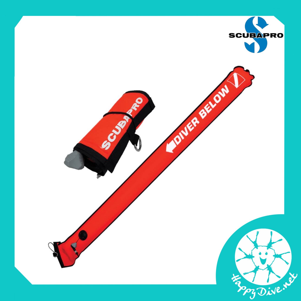 🛟✨ Scubapro SMB 210D Nylon, Surface Marker Buoyancy, Sausage ซอสเซส SMB แบบมีวาล์ว