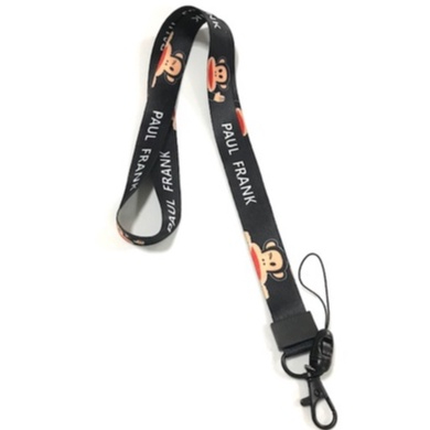 PAUL FRANK สายคล้องคอ สายคล้องบัตร ห้อยโทรศัพท์ ลาย PAUL FRANK น่ารัก มีก้ามปู มีห่วงเล็ก ถอดได้ ขนาดกว้าง 20 มิล 8118