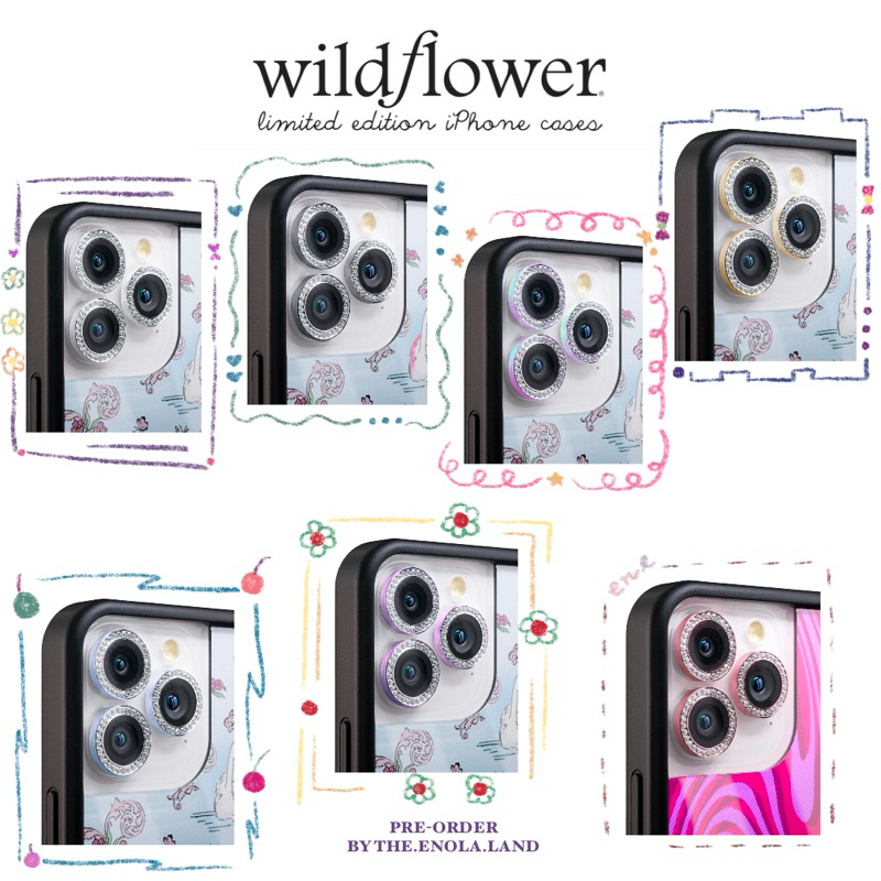 ♡︎พร้อมส่ง♡︎ 17p/17pm Camera Bling Wildflower USA🇺🇸 ของแท้ 💯