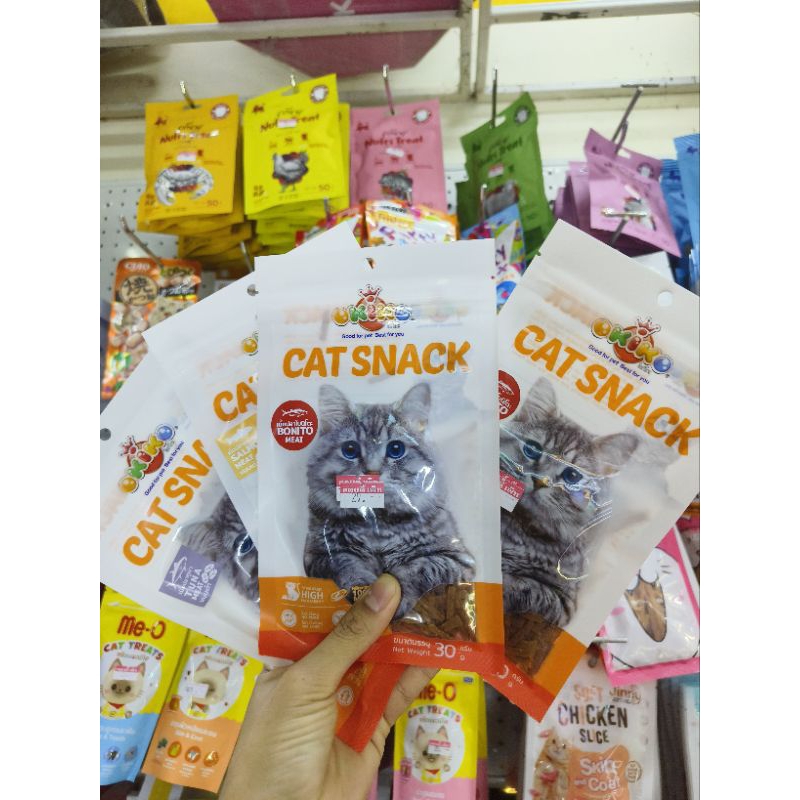 Okiko ขนมเเมว สเเน็ค ขนาด 30g
