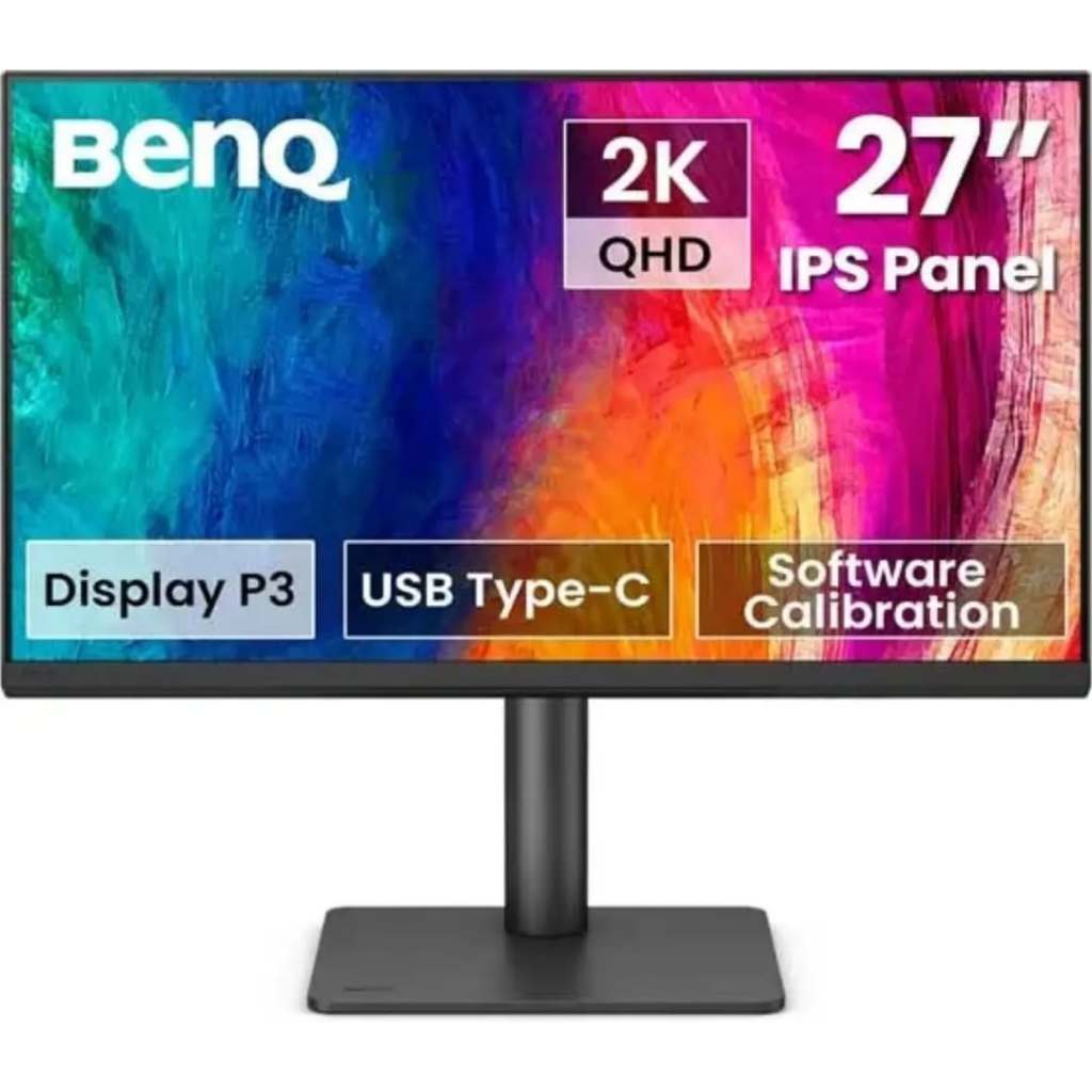 BenQ PD2706QN 27" 2K Monitor, 100Hz, 90W USB-C, DisplayHDR 400,Nano Matte Panel, Mac-Ready Designer 