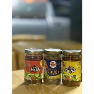 น้ำพริกมันปู+ไข่ปู+เนื้อปูของดีจากจังหวัดสตูล