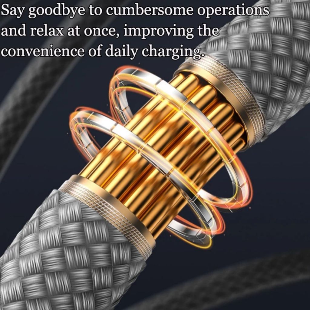 สายชาร์จ WDC-48 4in1 240W PD Cable Type C/USB A ถึง L/C Fast Charging เข้ากันได้กับ iPhone/Androi - รูปที่ 4