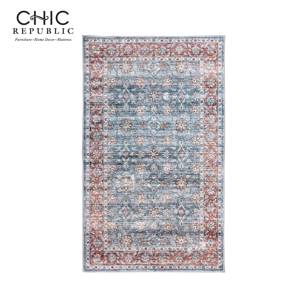 พรม CHIC REPUBLIC FIORENZA 200×240 ซม. สีฟ้าอมเขียว_0