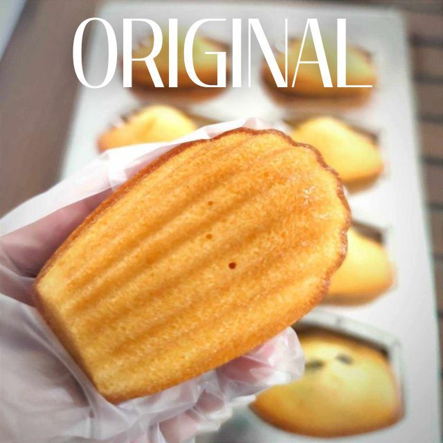 รส Original ขนมแมดเดอแลน Madeleine หอมนุ่มชุ่มเนยแท้ฝรั่งเศส แพ็ค 6ชิ้น