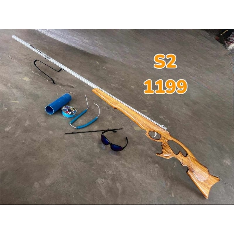รุ่นสุดฮิตติดอัน S2 งานหน้าไม้หาปลารางยาว120เซนยาวรวม155เซน