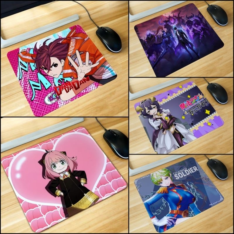 แผ่นรองเม้าส์ อนิเมะ รวมเรื่องดัง Dandadan / Jujutsu Kaisen / ลูกโอชิ / Spy x Family / Ayakashi / Anime Mouse Pad