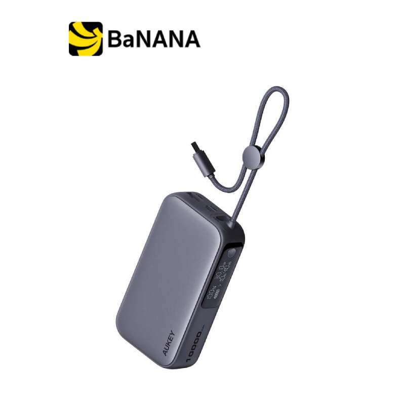 พาวเวอร์แบงค์ AUKEY 10000 mAh Spark Sling (PB-Y47) Gray by Banana IT