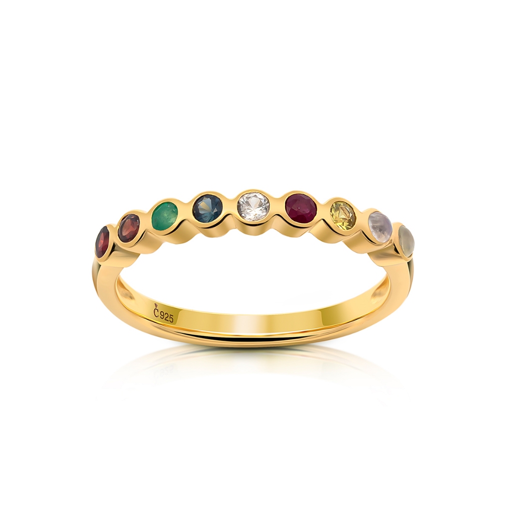 แหวนพลอยแท้นพเก้า รุ่น Amity (Chada Collection)