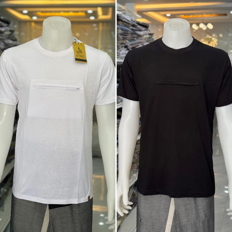 เสื้อยืดผ้าคอตตอน ผ้านิ่ม มีซิป ราคา ถูกที่สุด ดีลบีเคเค