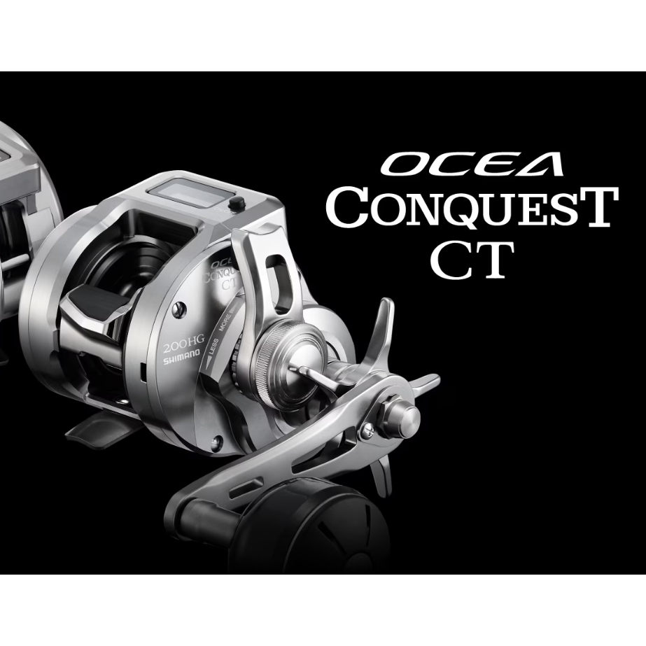 2024 SHIMANO OCEA CONQUEST CT   *** รอกจิ๊กคุณภาพ พร้อมหน้าจอ สายกรอไท่ ไม่มีประกัน ***