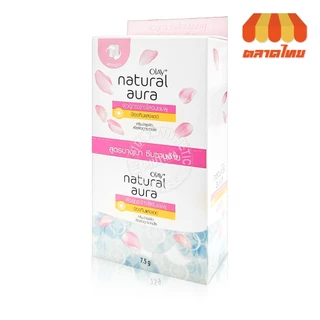 (แบบกล่อง) โอเลย์ กันแดดบำรุงผิว เพิ่มความชุ่มชื้น Olay Natural Aura Light / Pinkish Glow 7.5 g. x6